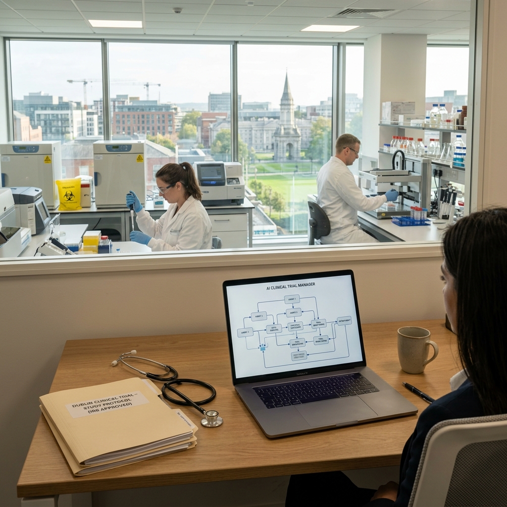 From Generative to Agentic: How Multi-Agent AI Workflows Are Automating Clinical Trials in Ireland